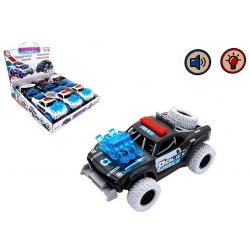 VOITURE POLICE 4X4 16 CM SON ET LUMIERE FRICTION
