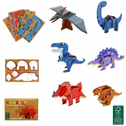 PUZZLE CARTONNE 3D DINOSAURE 12*8 CM