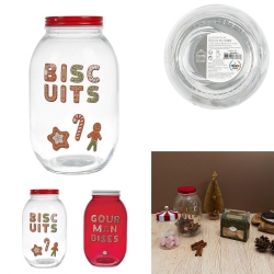 BOCAL EN VERRE NOEL TRADITIONNEL 3 LITRES