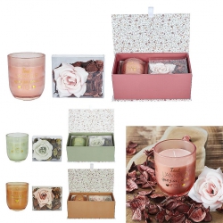 COFFRET BOUGIE PARFUMEE ET POT POURRI