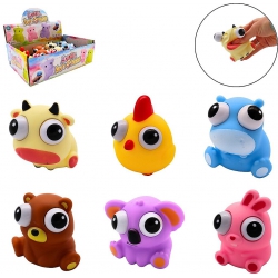 ANTISTRESS SQUISHY ANIMAUX GROS YEUX 7 CM