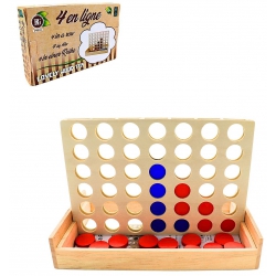 JEU 4 EN LIGNE 17X23X14 CM BOIS