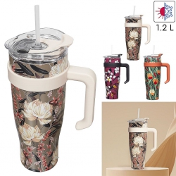 MUG DE TRANSPORT MIAMI WINTER FLOWER 1.2 L