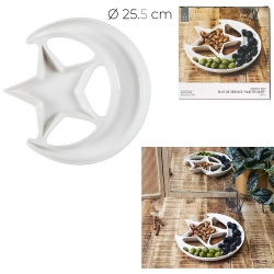 PLAT DE PRESENTATION NUIT ETOILEE 25.5 CM