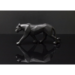 PANTHERE ORIGAMI NOIR L40 CM