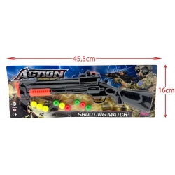 PANOPLIE FUSIL A POMPE BALLES 45 CM