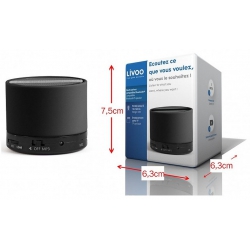 ENCEINTE 3W BLUETOOTH NOIRE LIVOO