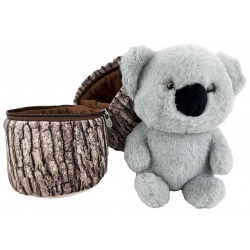 PELUCHE KOALA DANS SON SAC DE TRANSPORT 26 CM
