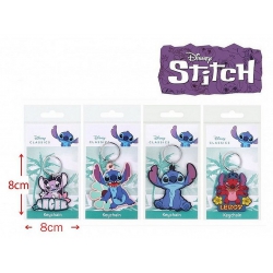 PORTE CLE PVC STITCH 2D ASSORTIS