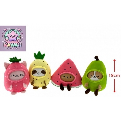 PELUCHE ANIMAL FRUIT KAWAII 18 CM