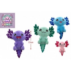 PELUCHE SALAMANDRE KAWAII AXOLOTL 17 CM