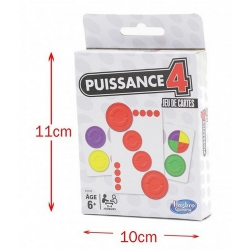 JEU DE CARTES PUISSANCE 4 HASBRO
