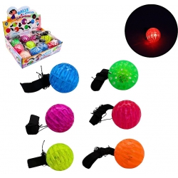 BALLE DE JONGLAGE LUMINEUSE POUR PIED 6 CM AVEC PILES