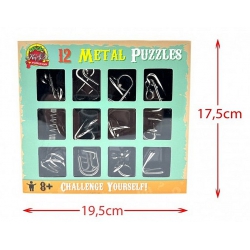 COFFRET 12 MINI CASSE-TETE METAL