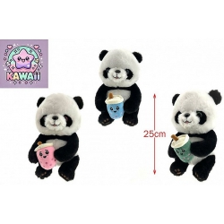 PELUCHE PANDA BUBBLE TEA KAWAII 25 CM