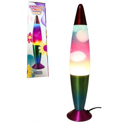LAMPE LUMINEUSE LAVE ARC EN CIEL 41 CM USB