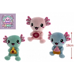 PELUCHE SALAMANDRE KAWAII AXOLOTL