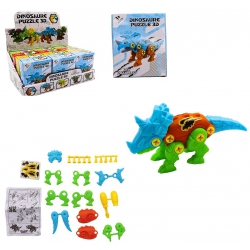 DINOSAURE PUZZLE 3D 7.5 CM A MONTER
