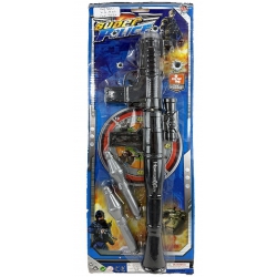 PANOPLIE FUSIL ET MISSILES 52 CM