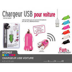 CHARGEUR USB VOITURE