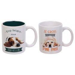MUG DROIT CHIEN CERAMIQUE...