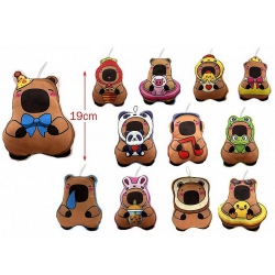 PELUCHE CAPYBARA DEGUISE 19 CM