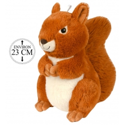 PELUCHE ECUREUIL 23 CM