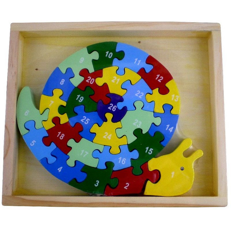 puzzle escargot en bois, puzzle bois, jouets éducatifs, jouets en bois pas  cher, puzzle pas cher