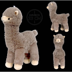 PELUCHE ALPAGA MARRON 33 CM