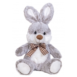 PELUCHE LAPIN GRIS AVEC...