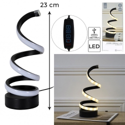 LAMPE LED SPIRALE 23 CM
