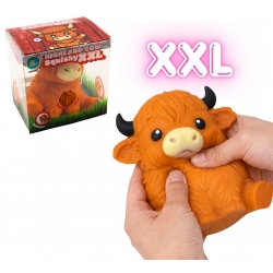 SQUISHY HIGHLAND COW XXL 13 CM
