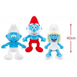 PELUCHE SCHTROUMPF 40 CM