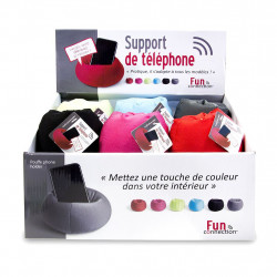 SUPPORT DE TELEPHONE POUF