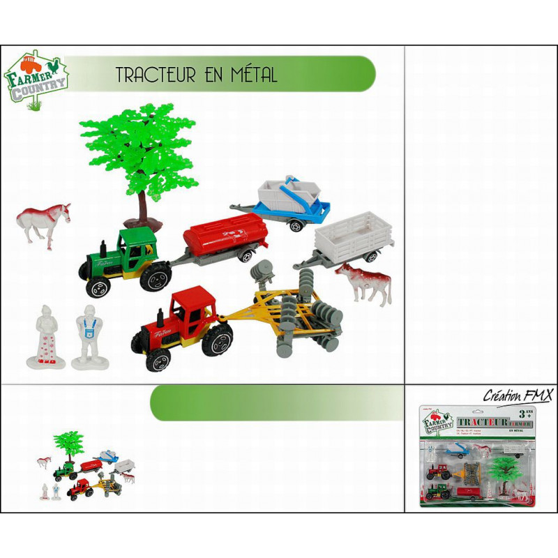 COFFRET TRACTEUR FERME