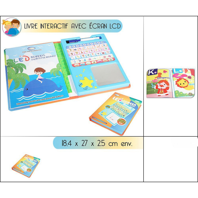 LIVRE INTERACTIF AVEC ECRAN LCD LIVRE INTERACTIF AVEC ECRAN LCD