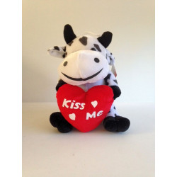 PELUCHE VACHE COEUR