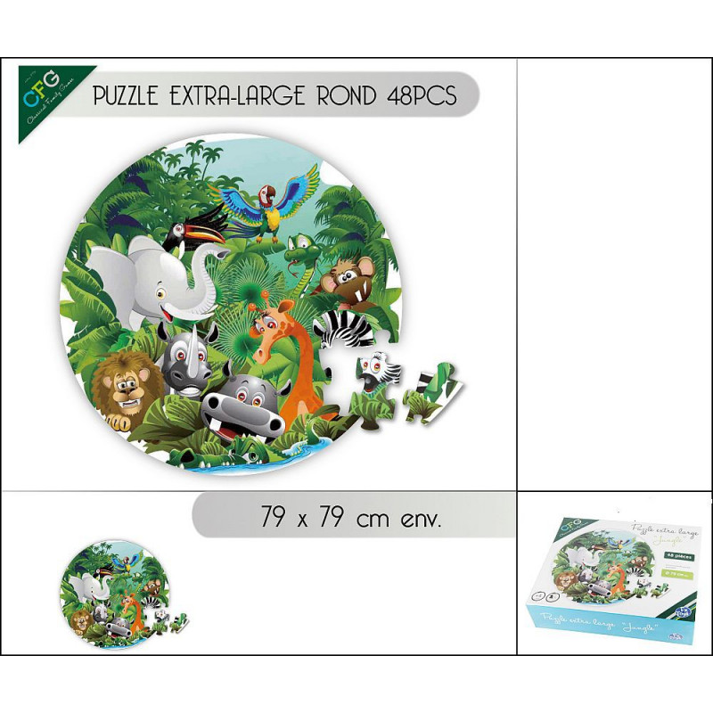 PUZZLE JUNGLE EXTRA LARGE - 100 PIECES