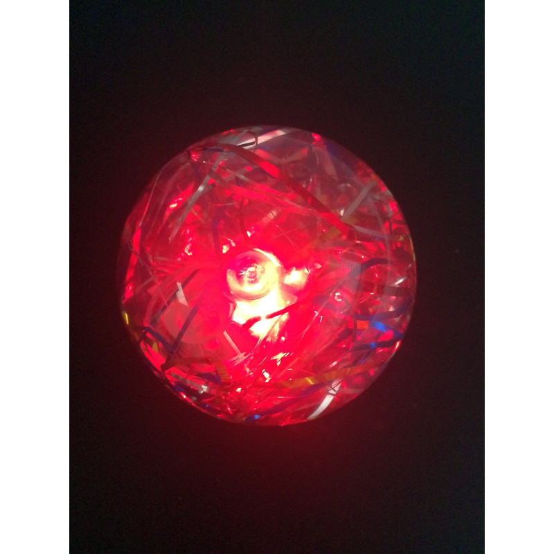 BALLE REBONDISSANTE LUMINEUSE DIAMETRE 6.5CM