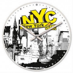 HORLOGE MURALE NEW YORK  30 CM