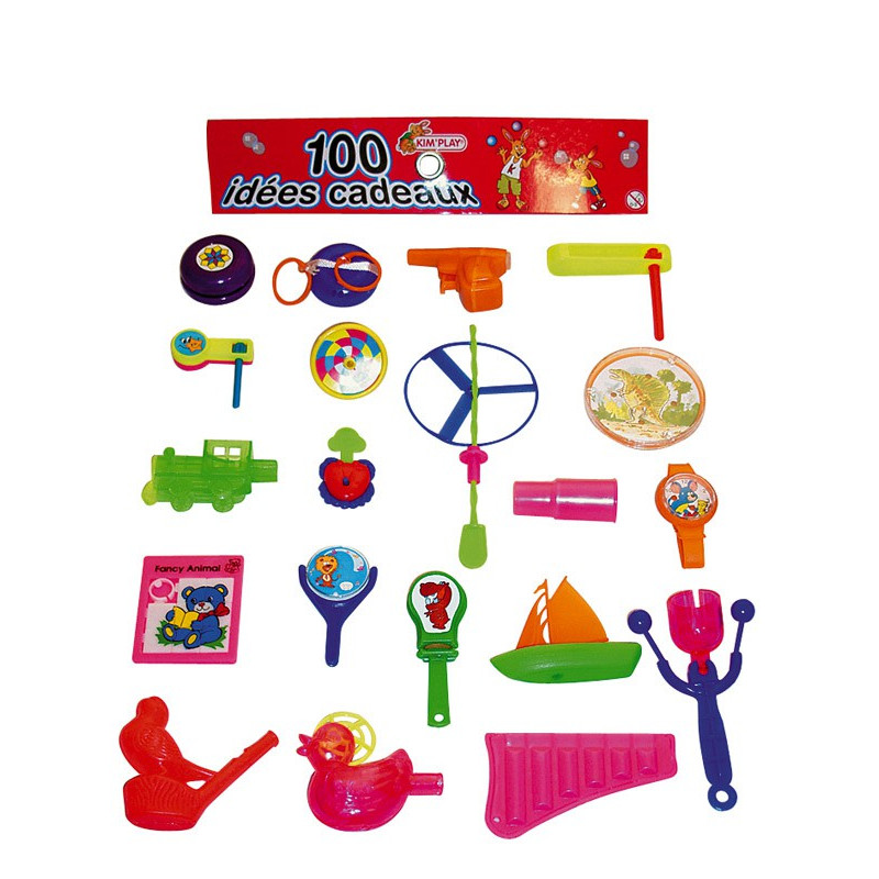 Lot de 100 jouets kermesse assortis