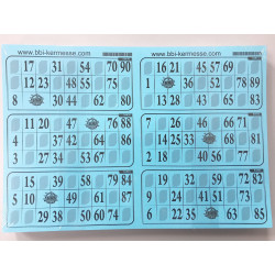 PLANCHE 6 GRILLES RIGIDES BLEU X83