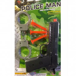 SET DE PISTOLET 3 FLECHES MENOTTES