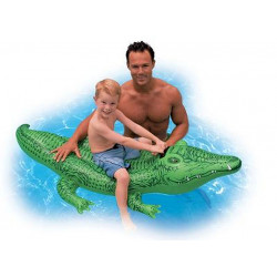 CROCODILE A CHEVAUCHER