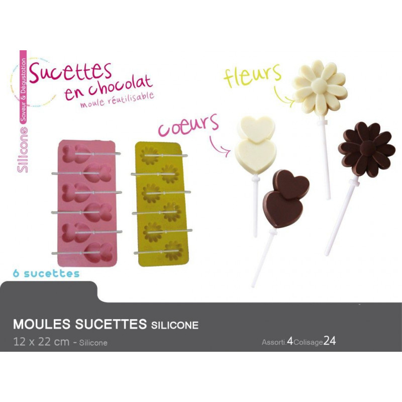 MPKP5086 - MOULE 6 SUCETTES EN SILICONE