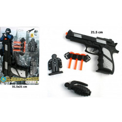 PANOPLIE PISTOLET 3 FLECHE 21.5 CM