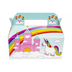 BOITE MENU ENFANT LICORNE