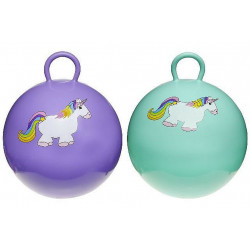 BALLON SAUTEUR LICORNE 46 CM