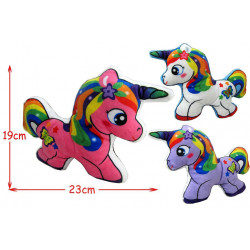 PELUCHE LICORNE 23*29 CM