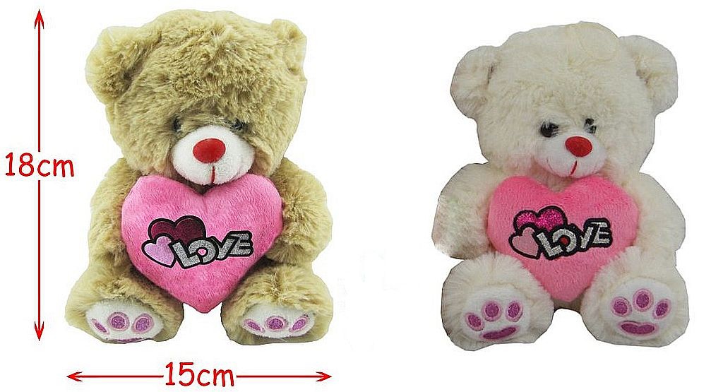 peluche ours coeur